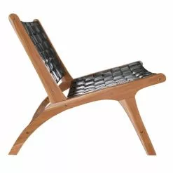 Rendez Vous Déco Fauteuils Fauteuil En Teck Et Cuir Tréssé Noir 11 Rendez Vous Déco Fauteuils Fauteuil En Teck Et Cuir Tréssé Noir -Chaise Soldes Magasin fauteuil en teck et cuir tresse noir 5