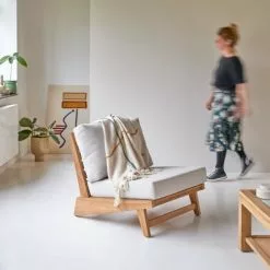 Tikamoon Fauteuils Fauteuil En Teck Massif