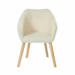 Baita Fauteuils Fauteuil En Tissu 1 Place Blanc Crème 8 Baita Fauteuils Fauteuil En Tissu 1 Place Blanc Crème -Chaise Soldes Magasin fauteuil en tissu 1 place blanc creme 3