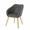 Baita Fauteuils Fauteuil En Tissu 1 Place Gris