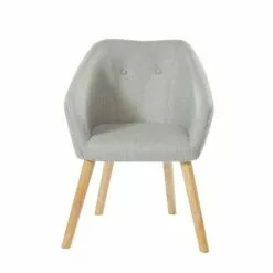 Baita Fauteuils Fauteuil En Tissu 1 Place Gris -Chaise Soldes Magasin fauteuil en tissu 1 place gris 12