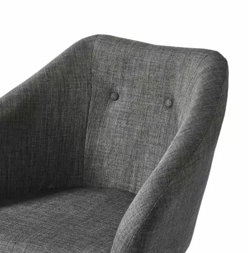 Baita Fauteuils Fauteuil En Tissu 1 Place Gris 3 Baita Fauteuils Fauteuil En Tissu 1 Place Gris – Image 3