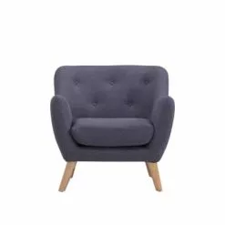 Baita Fauteuils Fauteuil En Tissu 1 Place Gris -Chaise Soldes Magasin fauteuil en tissu 1 place gris 8