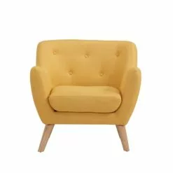 Baita Fauteuils Fauteuil En Tissu 1 Place Jaune