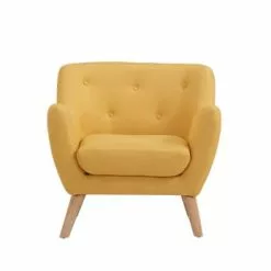 Baita Fauteuils Fauteuil En Tissu 1 Place Jaune 11 Baita Fauteuils Fauteuil En Tissu 1 Place Jaune -Chaise Soldes Magasin fauteuil en tissu 1 place jaune 5