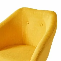 Baita Fauteuils Fauteuil En Tissu 1 Place Jaune -Chaise Soldes Magasin fauteuil en tissu 1 place jaune 8