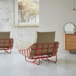 Tikamoon Fauteuils Fauteuil En Tissu Camel -Chaise Soldes Magasin fauteuil en tissu camel 3