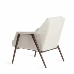 Angel Cerda Fauteuils Fauteuil En Tissu Et Acier Couleur Bronze -Chaise Soldes Magasin fauteuil en tissu et acier couleur bronze 3