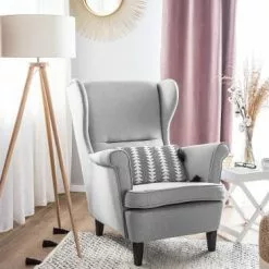 Chaise Soldes Magasin -Chaise Soldes Magasin fauteuil en tissu gris 7
