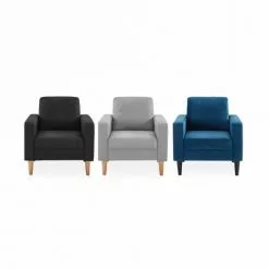 Alice's Garden Fauteuils Fauteuil En Tissu Gris Clair 8 Alice's Garden Fauteuils Fauteuil En Tissu Gris Clair -Chaise Soldes Magasin fauteuil en tissu gris clair 2