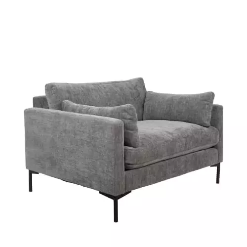 Zuiver Fauteuils Fauteuil En Tissu Gris 1 Zuiver Fauteuils Fauteuil En Tissu Gris