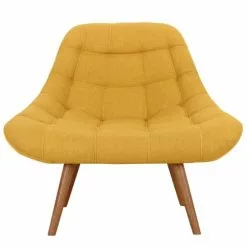 Rendez Vous Déco Fauteuils Fauteuil En Tissu Jaune
