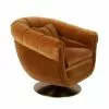 Dutchbone Fauteuils Fauteuil En Tissu Marron