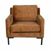 Dutchbone Fauteuils Fauteuil En Tissu Marron