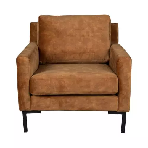 Dutchbone Fauteuils Fauteuil En Tissu Marron 1 Dutchbone Fauteuils Fauteuil En Tissu Marron