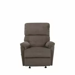 Beliani Fauteuils Fauteuil En Tissu Marron Clair -Chaise Soldes Magasin fauteuil en tissu marron clair 2