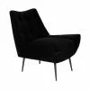 Dutchbone Fauteuils Fauteuil En Tissu Noir