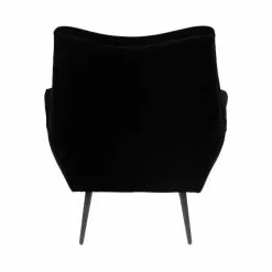 Dutchbone Fauteuils Fauteuil En Tissu Noir -Chaise Soldes Magasin fauteuil en tissu noir 5