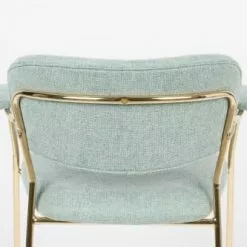 White Label Fauteuils Fauteuil En Tissu Vert Clair -Chaise Soldes Magasin fauteuil en tissu vert clair 4
