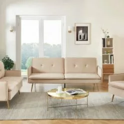 Baita Fauteuils Fauteuil En Velours 1 Place Beige -Chaise Soldes Magasin fauteuil en velours 1 place beige 5