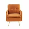 Baita Fauteuils Fauteuil En Velours 1 Place Rouille