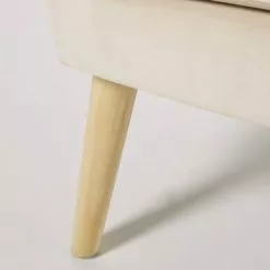 Maisons Du Monde Fauteuils Fauteuil En Velours Beige -Chaise Soldes Magasin fauteuil en velours beige 1000 13 0 185976 4