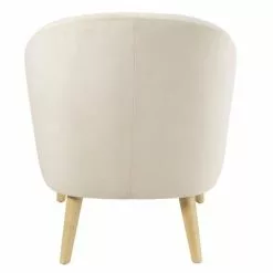 Maisons Du Monde Fauteuils Fauteuil En Velours Beige -Chaise Soldes Magasin fauteuil en velours beige 1000 13 0 185976 5