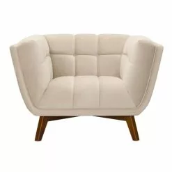 Rendez Vous Déco Fauteuils Fauteuil En Velours Beige