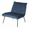 Maisons Du Monde Fauteuils Fauteuil En Velours Bleu