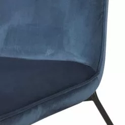 Maisons Du Monde Fauteuils Fauteuil En Velours Bleu -Chaise Soldes Magasin fauteuil en velours bleu 1000 3 2 216277 3