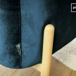 PIB Fauteuils Fauteuil En Velours Bleu -Chaise Soldes Magasin fauteuil en velours bleu 5