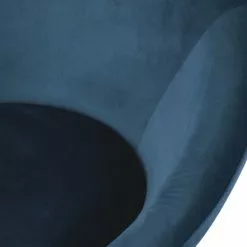 Maisons Du Monde Fauteuils Fauteuil En Velours Bleu Et Pieds En Métal -Chaise Soldes Magasin fauteuil en velours bleu et pieds en metal 1000 8 8 216078 3