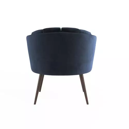 Potiron Paris Fauteuils Fauteuil En Velours Bleu Nuit 6 Potiron Paris Fauteuils Fauteuil En Velours Bleu Nuit – Image 6