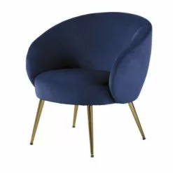 Maisons Du Monde Fauteuils Fauteuil En Velours Vert Forêt -Chaise Soldes Magasin fauteuil en velours bleu nuit bizou 1000 0 30 209950 1 1