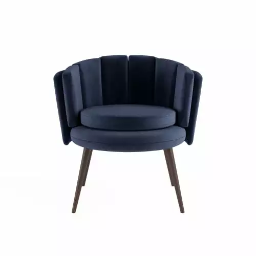 Potiron Paris Fauteuils Fauteuil En Velours Bleu Nuit 1 Potiron Paris Fauteuils Fauteuil En Velours Bleu Nuit