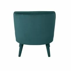 Maisons Du Monde Fauteuils Fauteuil En Velours Bleu Paon -Chaise Soldes Magasin fauteuil en velours bleu paon 1000 14 0 216152 4