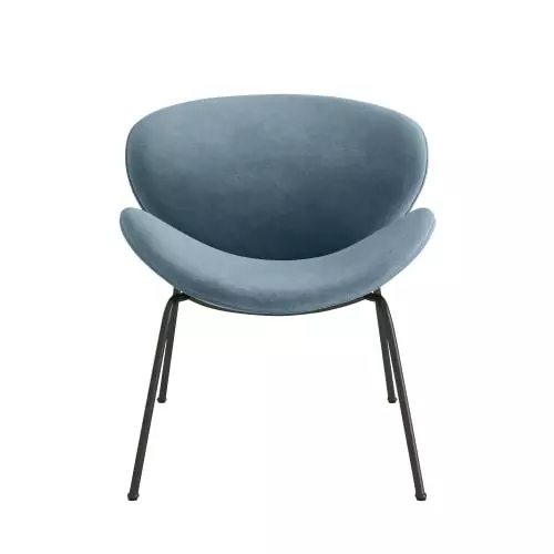 Potiron Paris Fauteuils Fauteuil En Velours Bleu Perle 3 Potiron Paris Fauteuils Fauteuil En Velours Bleu Perle – Image 3