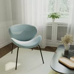 Potiron Paris Fauteuils Fauteuil En Velours Bleu Perle 11 Potiron Paris Fauteuils Fauteuil En Velours Bleu Perle -Chaise Soldes Magasin fauteuil en velours bleu perle 5