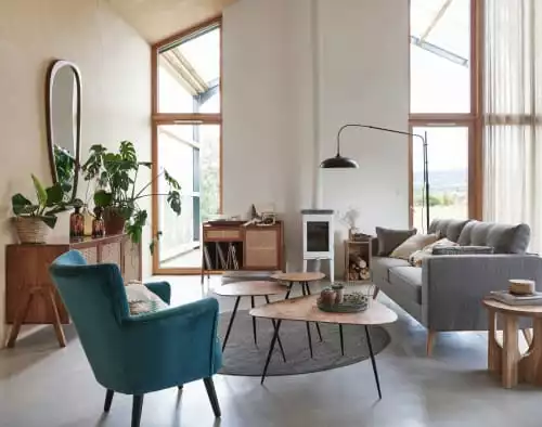 Maisons Du Monde Fauteuils Fauteuil En Velours Bleu Pétrole 5 Maisons Du Monde Fauteuils Fauteuil En Velours Bleu Pétrole – Image 5