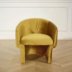 Robin Des Bois Fauteuils Fauteuil En Velours Brique Ou Jaune Moutarde Ton Jaune Moutarde -Chaise Soldes Magasin fauteuil en velours brique ou jaune moutarde ton jaune moutarde 2