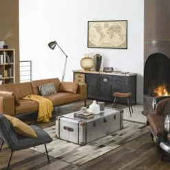 Maisons Du Monde Fauteuils Fauteuil En Velours Côtelé Gris -Chaise Soldes Magasin fauteuil en velours cotele gris 1000 11 2 196310 10