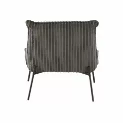 Maisons Du Monde Fauteuils Fauteuil En Velours Côtelé Gris -Chaise Soldes Magasin fauteuil en velours cotele gris 1000 11 2 196310 3