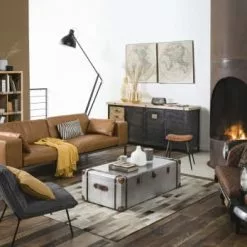 Maisons Du Monde Fauteuils Fauteuil En Velours Côtelé Gris -Chaise Soldes Magasin fauteuil en velours cotele gris 1000 11 2 196310 9