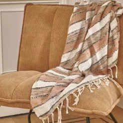 Pomax Fauteuils Fauteuil En Velours Côtelé Pieds Métal Camel -Chaise Soldes Magasin fauteuil en velours cotele pieds metal camel 4