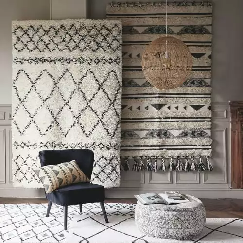 Maisons Du Monde Fauteuils Fauteuil En Velours De Coton Noir 5 Maisons Du Monde Fauteuils Fauteuil En Velours De Coton Noir – Image 5