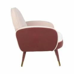 Zuiver Fauteuils Fauteuil En Velours Et Tissu Rose 9 Zuiver Fauteuils Fauteuil En Velours Et Tissu Rose -Chaise Soldes Magasin fauteuil en velours et tissu rose 3