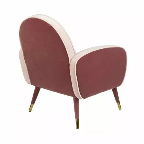 Zuiver Fauteuils Fauteuil En Velours Et Tissu Rose 5 Zuiver Fauteuils Fauteuil En Velours Et Tissu Rose – Image 5