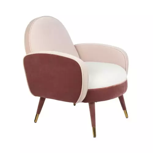 Zuiver Fauteuils Fauteuil En Velours Et Tissu Rose 1 Zuiver Fauteuils Fauteuil En Velours Et Tissu Rose