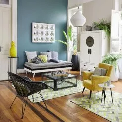 Maisons Du Monde Fauteuils Fauteuil En Velours Jaune -Chaise Soldes Magasin fauteuil en velours jaune 1000 15 0 156415 4