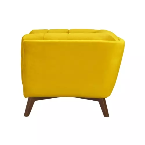 Rendez Vous Déco Fauteuils Fauteuil En Velours Jaune Pieds 6 Rendez Vous Déco Fauteuils Fauteuil En Velours Jaune Pieds – Image 6